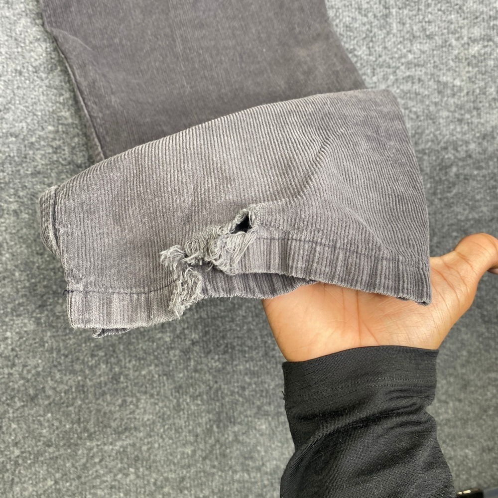 Vans Drill Chore Carpenter Pants Mens 30 Gray Corduroy Loose Fit Workwear Skater - Picture 11 of 11